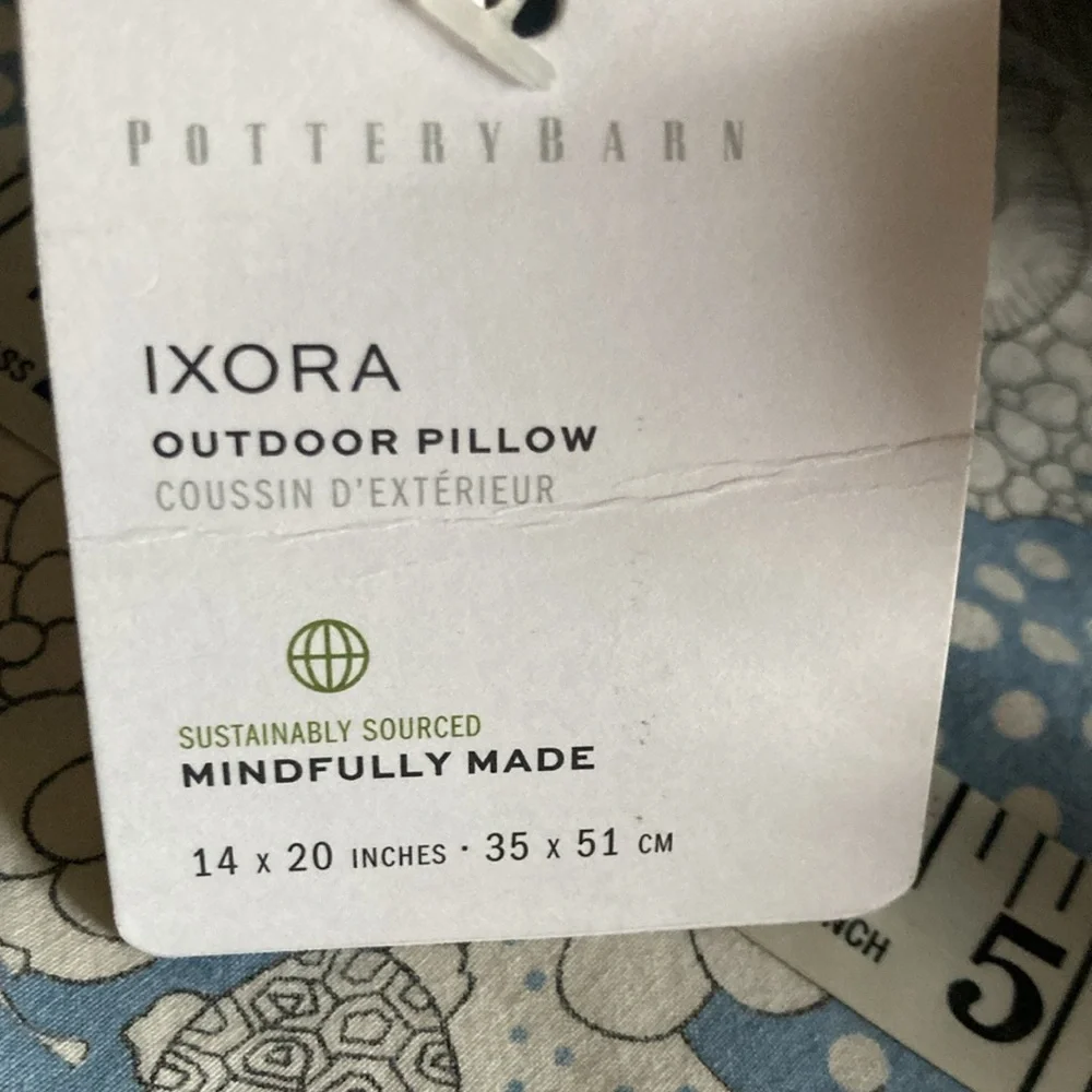 Pottery Barn Ixora pillow 14x20 inches
